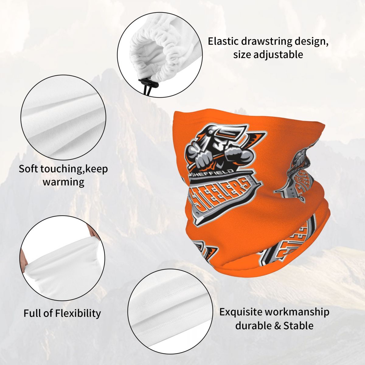 Sheffield Steelers Bandana Nec - Neck Gaiter Face Cover 评论和价格