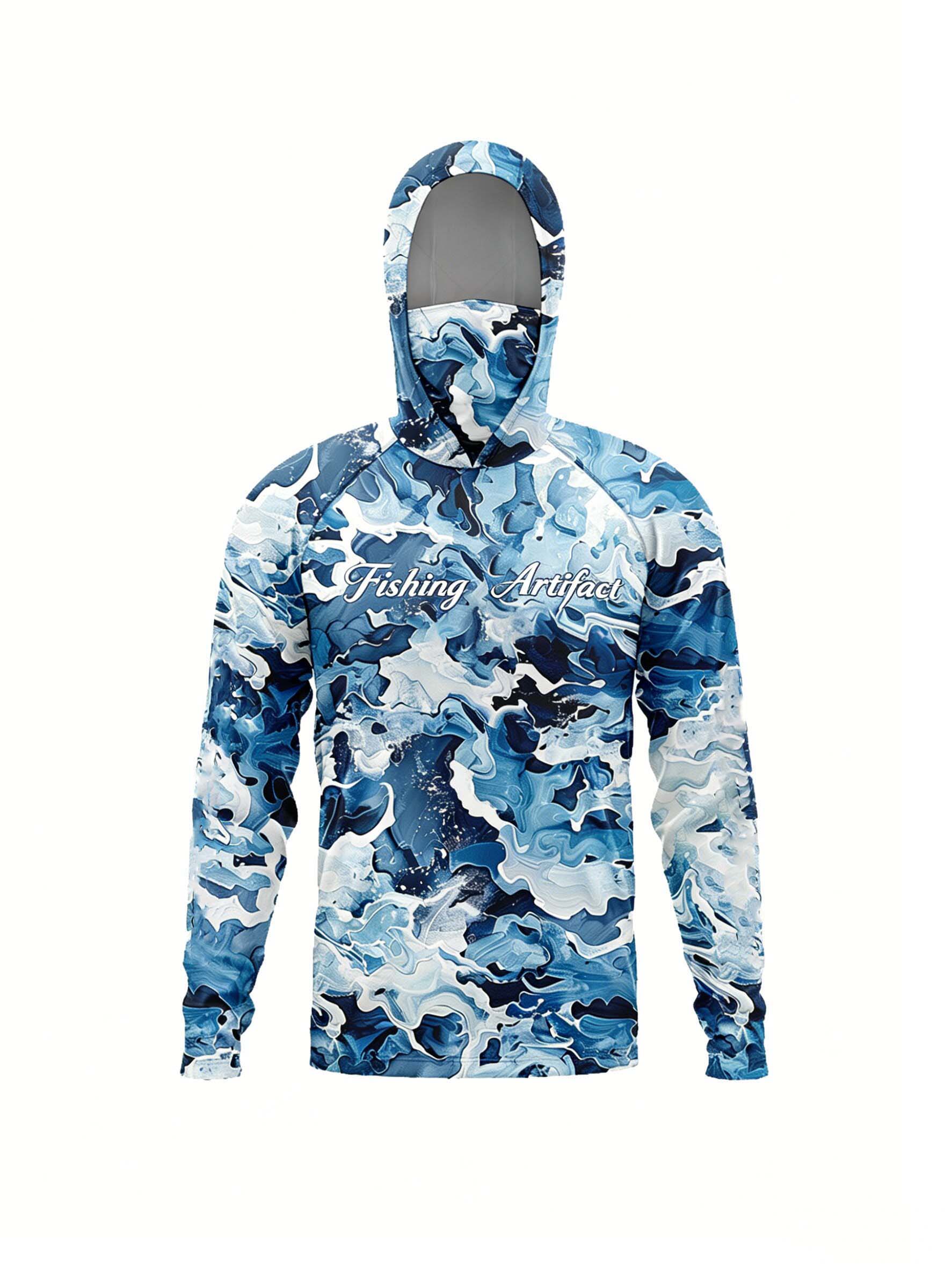 Men Summer 3D‑Printed Fishing  - Sports Mask Breathable 评论和价格