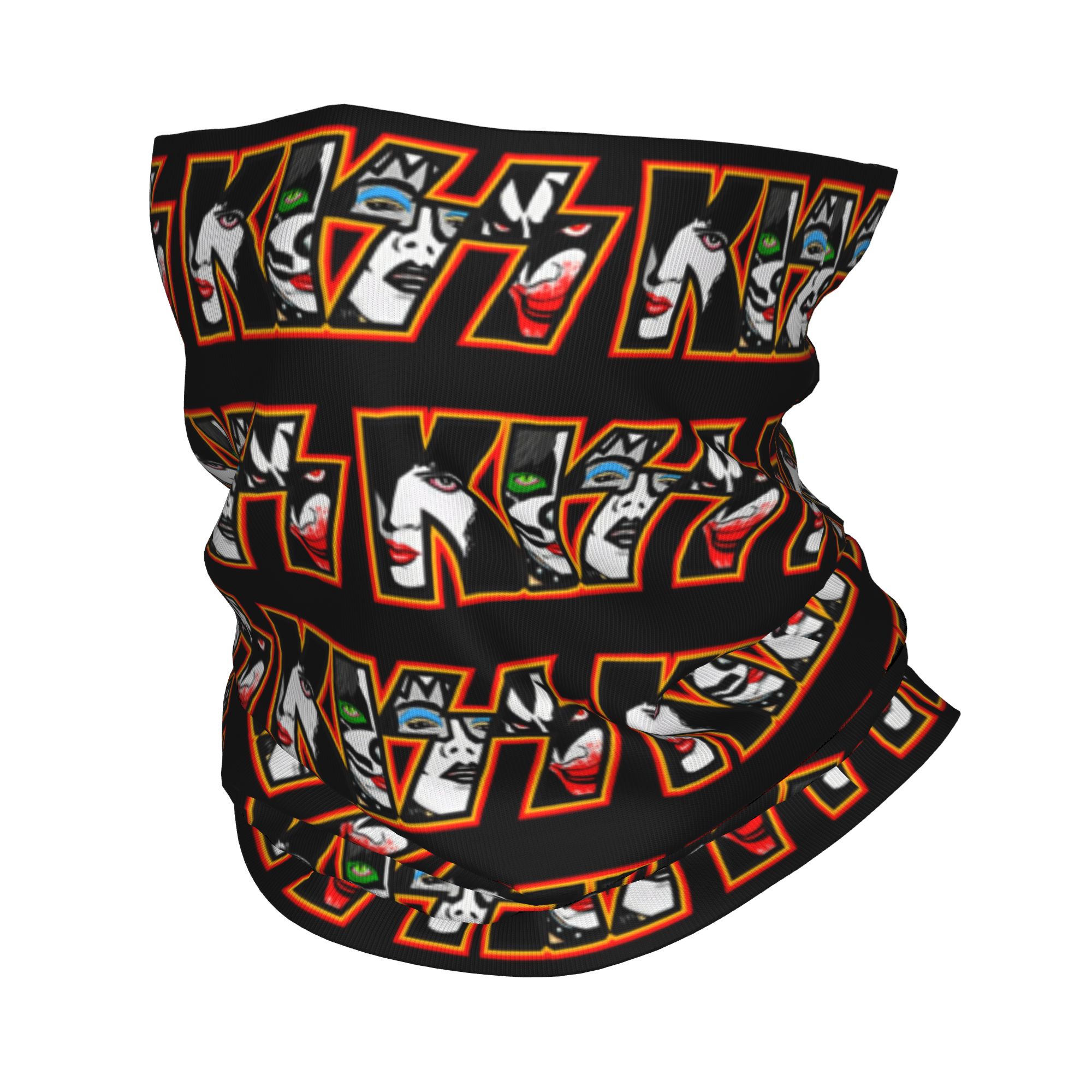 Custom Heavy Metal Rock K-Kiss - Neck Gaiter Face Cover 评论和价格