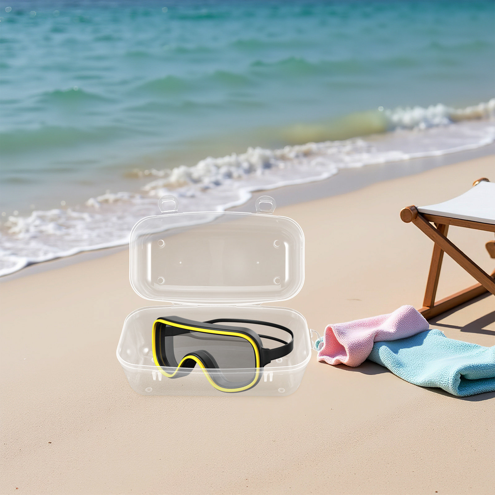 Hard Shell Diving Mask Case Sh - Mask Case Hard Shell 评论和价格