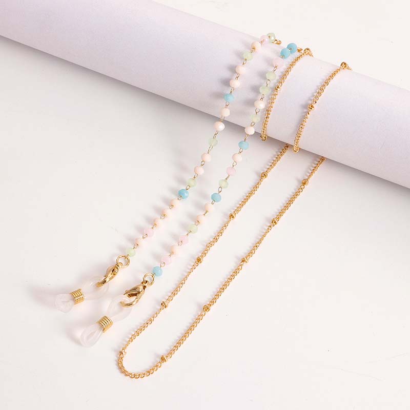 New Fashion Colorful Crystal G - Mask Chain Holder 评论和价格