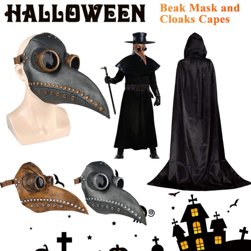 New Halloween Mask and Cloak S - Disposable Surgical Mask 评论和价格